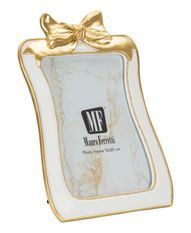 Cadre romantique avec nœud 20,5 x 2 x 28,6 cm (dimensions intérieures 15 x 20 cm)