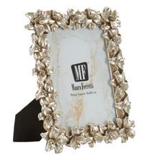 Cadre style glamour avec fleurs 22x2,2x27,3 cm (dimensions intérieures 15x20 cm)
