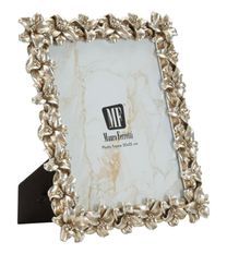Cadre style glamour avec fleurs 27,5 x 2,3 x 32,5 cm (dimensions intérieures 20 x 25 cm)