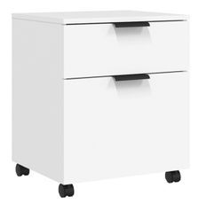 Caisson 1 tiroir 1 porte en bois Kever H 54 cm – Mobilité et rangement élégant