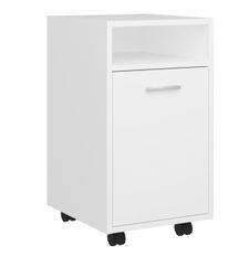 Caisson de bureau sur roulettes Karo H 60 cm - 1 tiroir et 1 porte