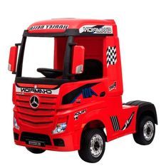 Camion électrique enfant Mercedes Actros rouge