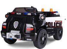 Camion éléctrique enfant police Américaine