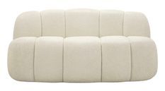 Canapé 2 places Ball blanc design sculptural lumineux