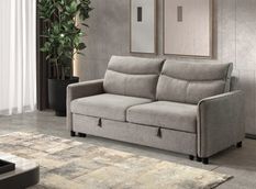 Canapé convertible en tissu 3 places Totonto