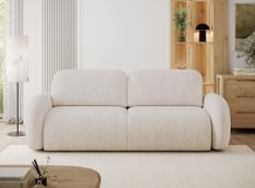 Canapé convertible moderne en tissu ZULA avec coffre de rangement - 250 cm