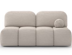 Canapé convertible NUVA en tissu côtelé – Élégance, douceur et confort au quotidien