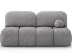 Canapé convertible NUVA en tissu texturé – Élégance moderne et confort durable