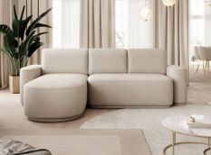 Canapé d’angle convertible tissu ARTUMO – 285 cm