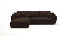 Canapé d’angle velours côtelé convertible avec coffre NOVA
