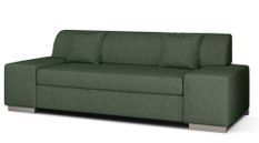 Canapé minimaliste 3/4 places tissu vert avocat Plazo 210 cm