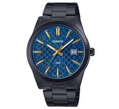 Casio Collection Date - Carbon Look - Blue MTP-VD03B-2AUDF