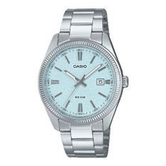 Casio Collection Date - Light Blue, Matte Dial MTP-1302DA-2A2VDF