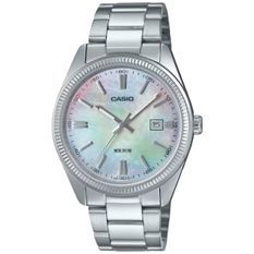 Casio Collection Date - Silver, Mop Deal MTP-1302DS-7AVDF