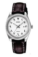 Casio Collection Lady Date - Leather, White LTP-1302L-7B3VDF