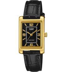 Casio Collection Tank, Leather - Gold LTP-1234PGL-1AEF