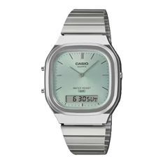 Casio Vintage Edgy Rounded Square - Blue AQ-240E-2AEF