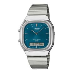 Casio Vintage Square Lady - Teal AQ-240E-3AEF