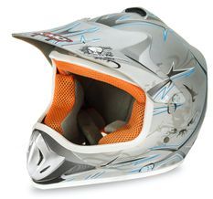 Casque enfant de cross gris mat Full sport