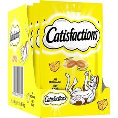 CATISFACTIONS Friandises au fromage - Pour chat et chaton - 60 g (x6)