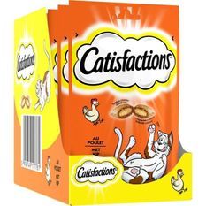 CATISFACTIONS Friandises au poulet - Pour chat et chaton - 60 g (x6)