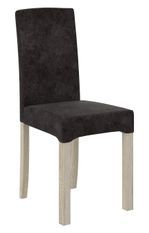 Chaise bois clair sonoma et tissu 34 couleurs au choix Zakria