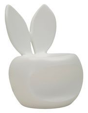 Chaise bunny blanche cm 57x55x79 (hauteur d'assise cm 39)