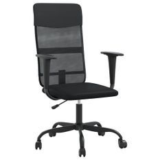 Chaise de bureau réglable en hauteur noir