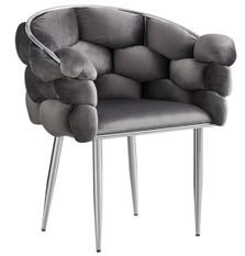 Chaise design capitonnée Florenca - Lot de 2