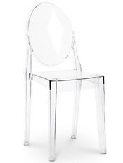 Chaise design en polycarbonate transparent ou Opaque - Collection Louiva