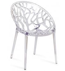 Chaise design ergonomique transparente Kristal
