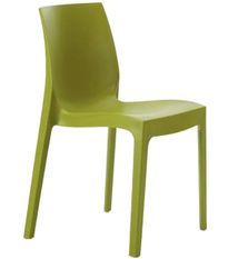 Chaise en polypropylène mat ROMIA - Usage intérieur/extérieur