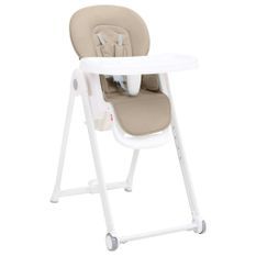 Chaise haute bébé Beige Aluminium
