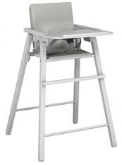 Chaise haute pliante Hêtre Blanc Atelier T4