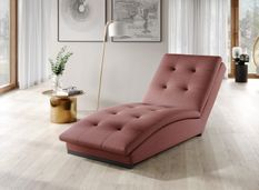 Chaise longue en tissu BORA – Confort allié à la modernité