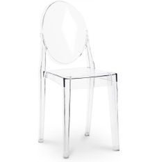 Chaise moderne transparente ELIZA