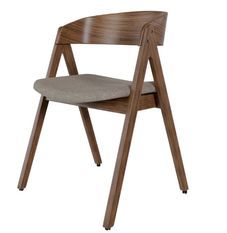 Chaise premium Merka – Structure en bois et assise en tissu confortable