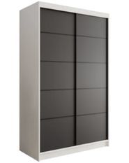 Armoire coulissante 2 portes ANLY 120 cm – Compacte, moderne et fonctionnelle