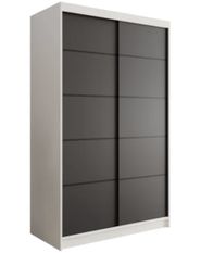 Armoire coulissante 2 portes ANLY 120 cm – Compacte, moderne et fonctionnelle