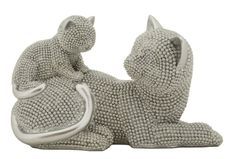 Chat sparky avec enfant cm 19x9x13