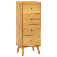 Chiffonnier 40x30x100 cm Bois massif de teck