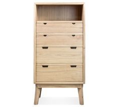 Chiffonnier en bois massif LANDY – Design naturel