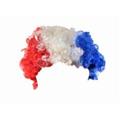 CHRONOSPORT Perruque frisée supporter France