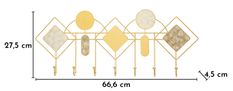 Cintre mural lundi -a- cm 66,6 x 4,5 x 27,5