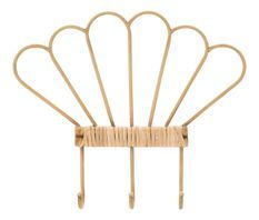 Cintre mural panama à 3 crochets, 37,5 x 5 x 32,5 cm