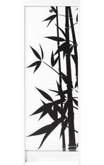Classeur à rideau blanc imprimé bambous Boost