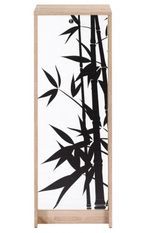 Classeur à rideau chêne naturel imprimé bambous Boost