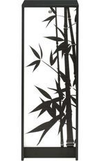 Classeur à rideau noir imprimé bambous Boost