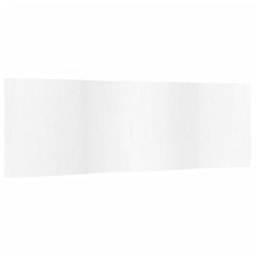 Cloison de séparation blanc 165x600 cm bambou