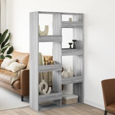 Cloison de séparation sonoma gris 100x33x175 cm bois ingénierie